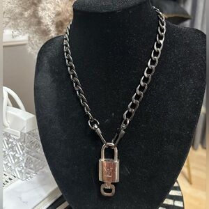 Louis Vuitton Silver Padlock with Key